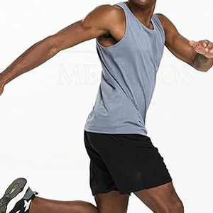Lightweight Breathable Sports <b>Singlet</b> for <b>Running</b> Gym Training Tank Top OEM Breathable <b>Running</b> Tank Top Quick Dry - Product Image 6