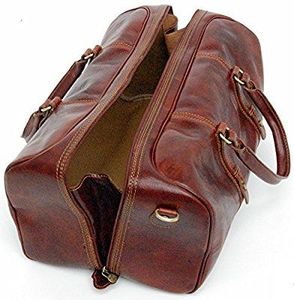 New Arrival Luxury leather Duffle Bag Adjustable <b>Strap</b> Zipper Closure Large Capacity Multi-Function for Travel Daily - Product Image 5