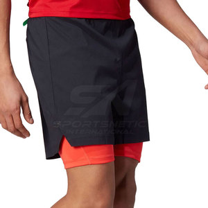 Shorts de course pour hommes, matière à séchage rapide, idéal pour l'exercice, la salle de sport, l'entraînement et les vêtements de sport décontractés - Product Image 2