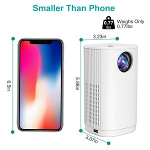 Mini Proyector WiFi Portátil 1080P, Proyector de Cine en Casa Compatible con IOS, Android, iPads, USB y Teléfonos - Product Image 2