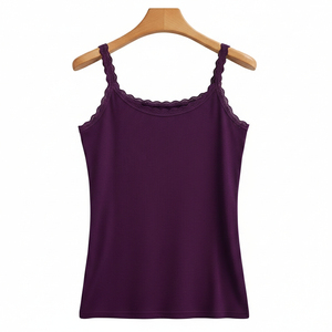 Débardeur de course d'été pour femme, haute qualité, personnalisable, écologique, respirant, 100 % coton, couleurs personnalisées, vente en gros - Product Image 3