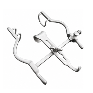 Rétracteur auto-serrant Weitlaner en acier inoxydable, instrument chirurgical orthopédique et vétérinaire, mécanisme de verrouillage réglable - Product Image 1