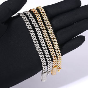 925 Sterling Silver Lab Created Moissanite <b>Diamond</b> Iced Out <b>Chain</b> Necklace for <b>Men</b> Women - Product Image 2