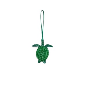 Luxury Seed Beads Beaded Embroidery Keychain With Handmade Floral Design Stylish Handmade Seed Beads Embroidery Keychain - Product Image 1
