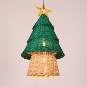 Lampe de Noël en rotin avec étoile LED, éclairage de fêtes écologique, lumières décoratives pour la maison, l'hôtel, fournisseur en gros - Product Image 5