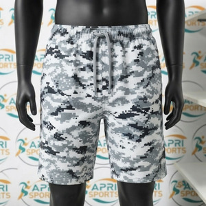 Shorts décontractés pour hommes, shorts de sport pour adultes, vente en gros, vêtements de sport pour hommes, shorts de course couleur unie - Product Image 5