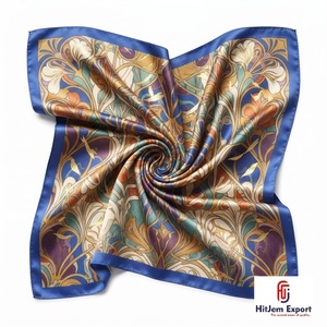 Écharpes en satin personnalisées en gros, accessoires de mode, fournisseur OEM ODM, Nigéria, Ghana, Kenya, Congo, Sénégal - Product Image 2