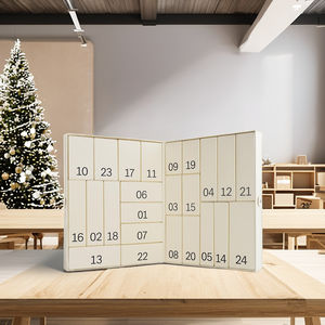 Calendrier De L'avent Personnalisé Box Printing 24 Day Paper Packaging Paper <span class=keywords><strong>Calendario</strong></span> de Adviento Box Christmas Countdown Box - Product Image 1