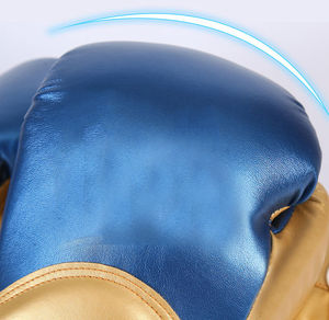 Guantes de Boxeo de Cuero Genuino con Logotipo Personalizado para Entrenamiento y Sparring, Guantes de Boxeo Profesionales con Espuma Multicapa - Product Image 6