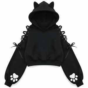 Nuevas sudaderas con capucha estilo streetwear para mujer, nuevas sudaderas con capucha personalizadas OEM para mujer - Product Image 1