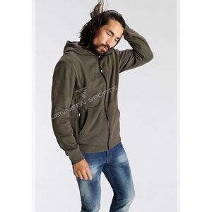 เสื้อฮู้ดดี้ผู้ชายแบบ unisex สำหรับฤดูหนาว ขายส่ง มีซิป ปักโลโก้ตามสั่ง ผ้าฝ้าย 100% ย้อมสีพื้น ระบายอากาศได้ดี แห้งเร็ว - Product Image 3