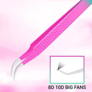 Pinces professionnelles en acier inoxydable pour extensions de cils, pour application de cils classiques, volume et mega volume, usage en salon et à domicile - Product Image 3