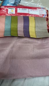 Indian Banarasi Kota Silk <b>Fabric</b> for Ethnic Wear Wrinkle Resistant Plain Woven Checks for Women Medium <b>Weight</b> 44 Inch 48 GSM - Product Image 6