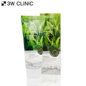 3W Clinic Mousse Nettoyante Douce au Thé Vert aux Herbes 100ml – Nettoyant Correcteur Clinique - Product Image 1