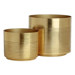 Maceta Decorativa de Metal Estilo Nórdico Minimalista con Soporte de Hierro, Porta Macetas para Interiores, Decoración Moderna para Hogar y Jardín - Product Image 2