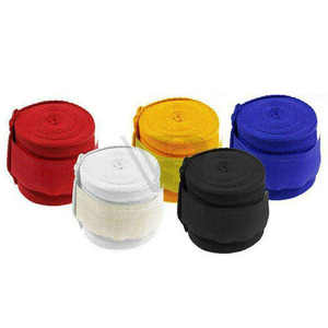 Hot Selling Boxing <b>Hand</b> Wraps Cotton Material Breathable Durable Unisex Fitness Wear High Quality for Online Sale - Product Image 3