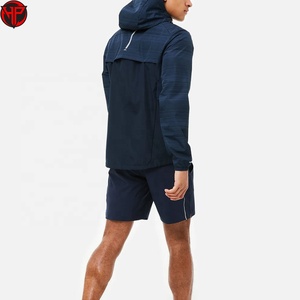 Conjunto Deportivo Personalizado para Hombre, Chaqueta y Pantalones Cortos de Poliéster 100%, con Cremallera Completa y Capucha, para Correr en Invierno y Primavera - Product Image 6