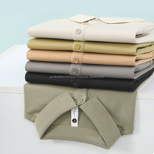 Camiseta Polo de Verano para Hombre de Alta Calidad, Diseño Transpirable, Tejido Liso, Ropa Estampada al por Mayor para Camisetas Polo - Product Image 4