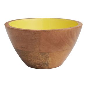 Tazones Ecológicos de Madera de Mango con Acabado Esmaltado y Diseño Personalizado, Empaquetados en Cartón, Forma Redonda, Vajilla de Madera Sólida para Mesa - Product Image 1