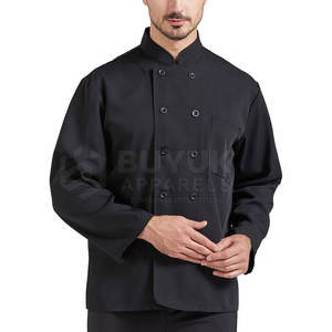 Veste de chef à manches longues, vêtements de cuisine respirants, anti-rides, durables, tenue de travail professionnelle pour la cuisine - Product Image 5