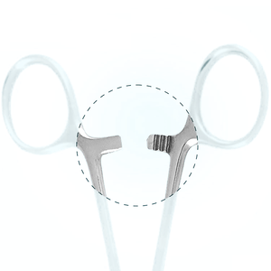 Pinces hémostatiques de précision à verrouillage, en acier inoxydable argenté, droites - Product Image 2