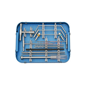 Kit chirurgical orthopédique complet DHS DCS en acier, prix usine, outils de chirurgie osseuse réutilisables, certifié CE, pour la fixation des fractures - Product Image 2