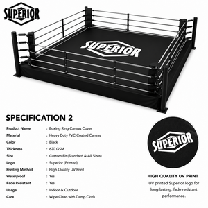Nouveauté : Tapis de ring de boxe de haute qualité, imperméable et résistant à l'usure, avec logo et dimensions personnalisés - Product Image 2