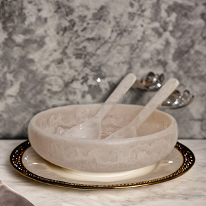Customized Luxury Durable Resin Salad Serving Bowl Decorative Kitchen Food Bowl for Home Restaurant Hotel Wedding Events - Product Image 4