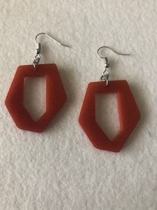 Pendientes de Clip Clásicos de Resina para Mujer H a CRAFT, Diseño Personalizado para Fiestas - Product Image 4