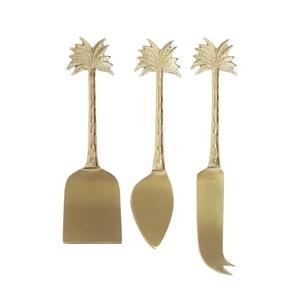 Ensemble de couteaux à fromage et à dessert en laiton, design poisson, couverts chics pour un service élégant sur plateau de charcuterie, ensemble de couverts à fromage élégants - Product Image 6