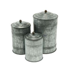 Top Selling Metal Decorative <b>Containers</b> With Lid <b>Kitchen</b> Counters <b>Kitchen</b> Canister Set Tableware <b>Storage</b> Canisters - Product Image 1
