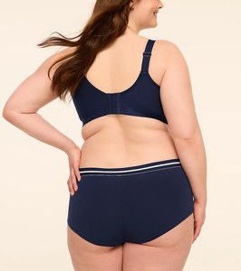 Braguitas de punto estampadas sexys para mujer, talla grande, de spandex/nailon, con logo personalizado en la cintura, ropa interior transpirable - Product Image 4