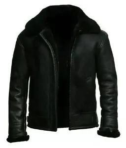 Premium <b>Men</b> <b>Leather</b> <b>Jacket</b> 2026 Genuine Cowhide <b>Leather</b> <b>Jacket</b> for Biker and Outdoor Use Manufacturer - Product Image 6