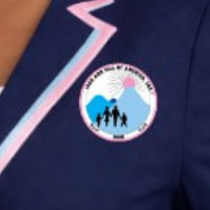 Blazer bleu marine pour femme, veste cintrée à boutons, avec bordure contrastante, style formel et décontracté, vêtement d'extérieur tendance - Product Image 5