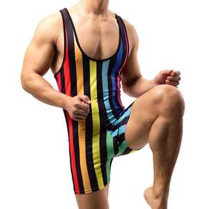OEM Manufacture Service New Design Comfortable <b>Men</b> <b>Singlets</b> Sublimated Printed Breathable High Quality Professional <b>Men</b> <b>Singlets</b> - Product Image 4