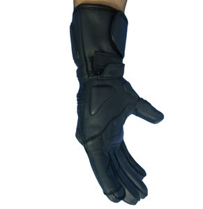 Gants de moto en cuir pleine main avec protection rigide des articulations, compatibles écran tactile, pour motards de course, avec logo personnalisé, vente en gros - Product Image 6