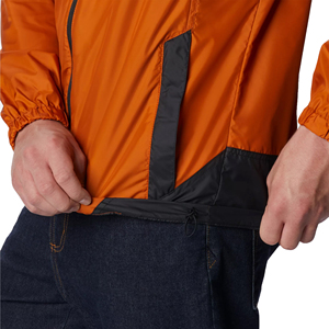 Chaqueta Cortavientos Clásica con Capucha Naranja Personalizada para Hombre, Sin Cierre, Impermeable, Resistente al Viento, para Invierno 2026 - Product Image 6