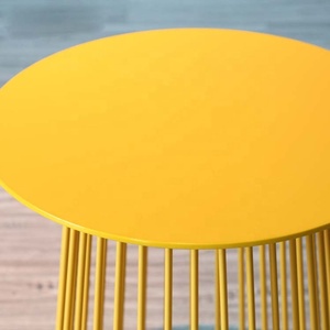 Hotel Living Metal <b>Round</b> Modern Luxury Wood Top All Metal of Type <b>Table</b> Usage Office Home Room Restaurant <b>Round</b> Made in India - Product Image 3