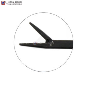 Micro-pince à oreilles d'alligator à tige dentée, instrument chirurgical ORL de précision pour otologie, audiologie et instruments médicaux - Product Image 4