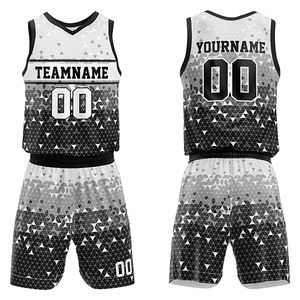 Uniformes de Baloncesto Personalizados de Manga Corta, Transpirables y a la Moda, de Alta Calidad, en Venta, Servicio OEM ODM - Product Image 1