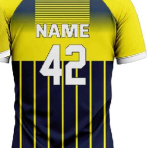 เสื้อคริกเก็ตดีไซน์ใหม่สำหรับผู้ชาย เสื้อยืดกีฬาแบบซับลิเมชั่น ขายส่งสำหรับทีม ผู้ผลิตมืออาชีพ คุณภาพสูงสุด รับผลิตตามแบบ - Product Image 5