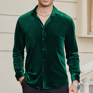 เสื้อกำมะหยี่ผู้ชายยอดนิยมสำหรับสตรีทแวร์ ดีไซน์ใหม่ ปักโลโก้ตามสั่ง เสื้อกำมะหยี่ผู้ชาย MOQ ต่ำ - Product Image 3