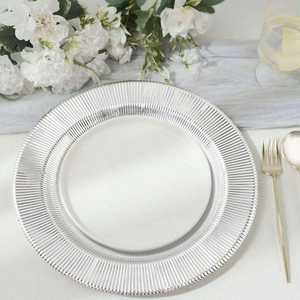 Assiette de présentation en métal très demandée, plaquée or, au design élégant, différents styles, assiette de présentation moderne en métal - Product Image 3