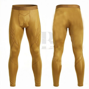 Collants de compression tendance pour hommes, taille élastique, séchage rapide, respirants, vêtements de sport, ajustement flexible pour la gym, l'entraînement, la course à pied et le fitness - Product Image 6