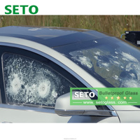 Verre haute sécurité Seto et verre feuilleté anti-explosion, fenêtres résistantes aux balles, verre de véhicule anti-balles