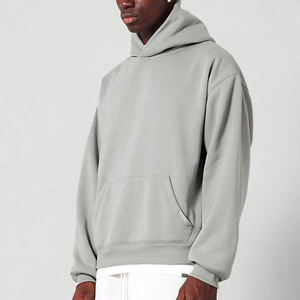 Sudadera con Capucha Vintage de Algodón Francés, Ecológica, de Secado Rápido, Casual, Lisa, Personalizable, de Alta Calidad, para Hombre, al por Mayor - Product Image 2