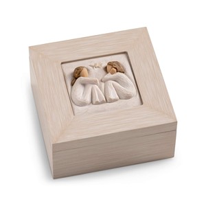 Premium Hand-Painted Teak Wood <b>Music</b> <b>Box</b> Jewelry Holder - Wholesale - Product Image 1