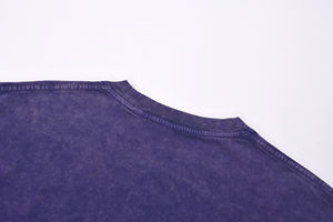 Camiseta de Jersey para Hombre con Lavado Ácido, 220g, Poliéster/Algodón, Peso Pesado, Logotipo Frontal Impreso Personalizado - Product Image 6