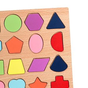 Jouets de puzzle, reconnaissance des formes, jouet éducatif pour bébé, puzzle géométrique en bois pour enfants - Product Image 3