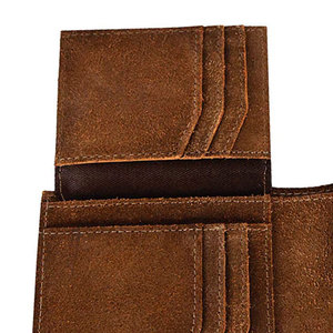 RAHRAJ ENTERPRISES Cartera Bifold de Cuero Rojo para Hombre, Tarjetero Delgado, Estuche para Pasaporte de Viaje, Modelo Re-mw-007, 500 Piezas - Product Image 4